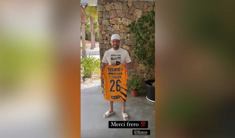 Hijo de Zidane presume jersey de los Tigres UANL