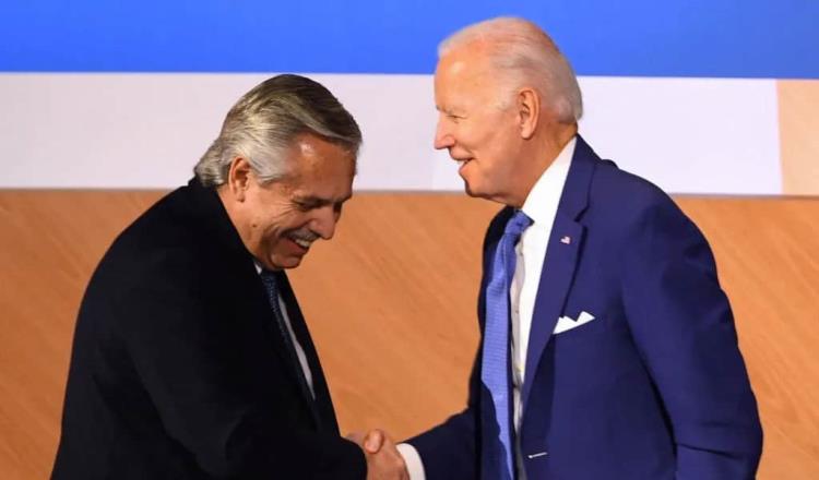 Invita presidente argentino a Joe Biden a próxima cumbre de la Celac