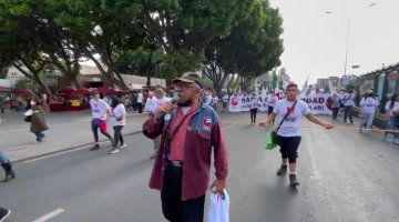 Con marcha, exigen al Gobierno de México abrir archivos del "Halconazo" de 1971