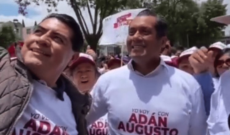 Presidente de la Cámara de Diputados ‘se pone la camiseta’ y vitorea a Adán Augusto