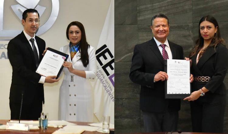 Reciben constancias de mayoría gobernadores electos de Aguascalientes e Hidalgo