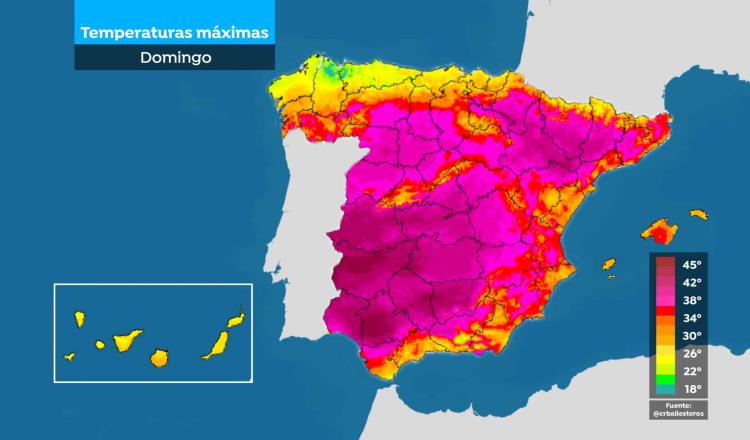 Afronta España la ola de calor más intensa de los últimos 20 años