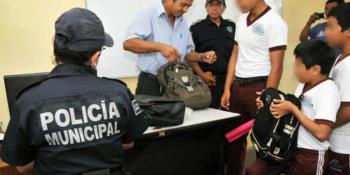 Revisión de mochilas solo bajo sospecha: Setab