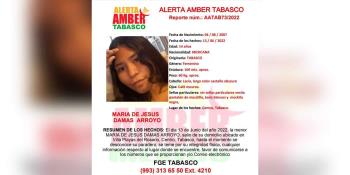 Activan Alerta Amber para menor de 14 años que salió de Playas del Rosario, Centro