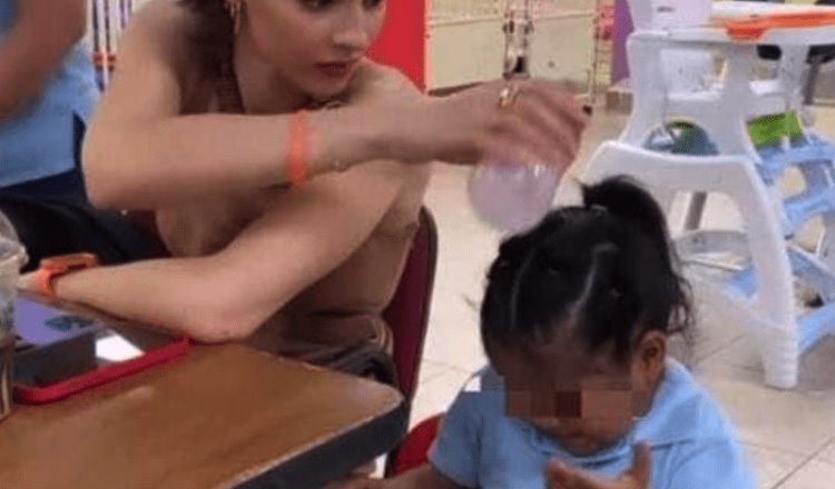Aclara Mariana Rodríguez video en el que le tira agua a una niña
