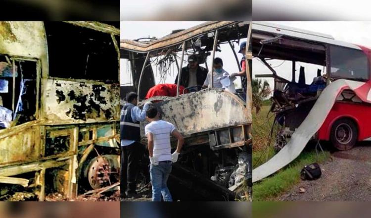 Los 4 accidentes de autobús que han conmocionado a Tabasco