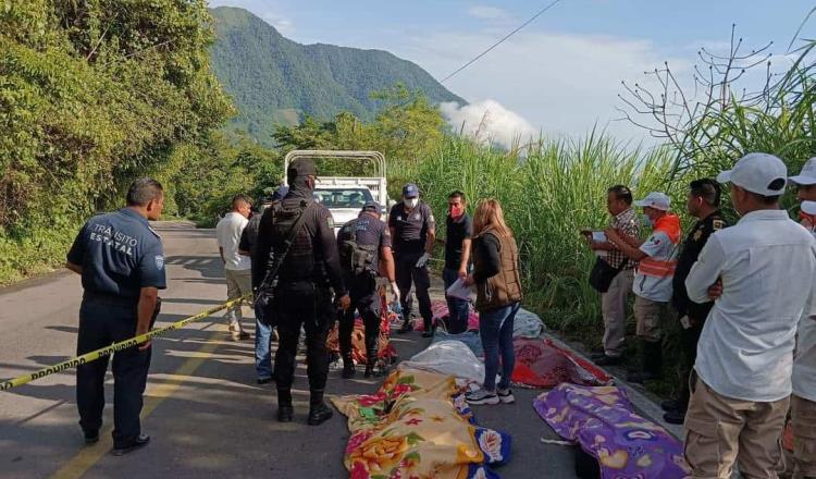 Sube a 9 los fallecidos por volcadura en Tila, Chiapas: PC