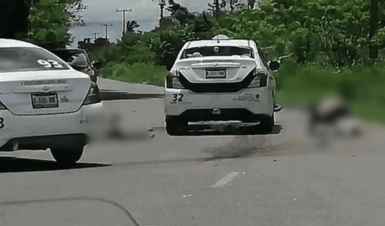Muere hombre en accidente automovilístico en Villa Vicente Guerrero, Centla