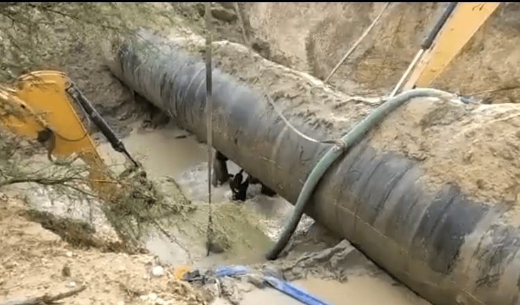 Fuga en ducto de presa ‘El Cuchillo’ agravaría desabasto de agua en Nuevo León