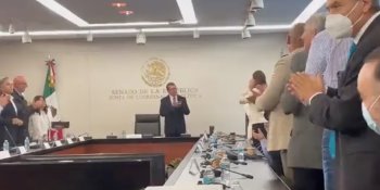 Regresa José Manuel del Río Virgen al Senado, tras quedar en libertad