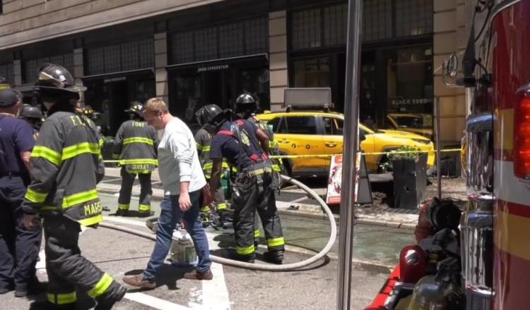 Taxi atropella a 5 personas en Manhattan, Nueva York 