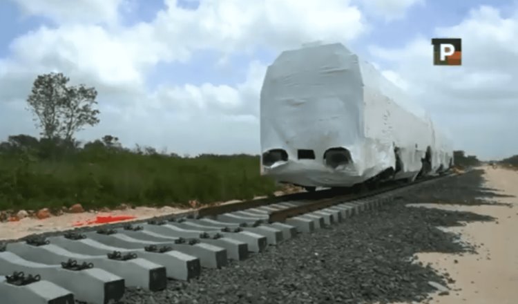 Tren Maya: llega locomotora para construir Tramo 2