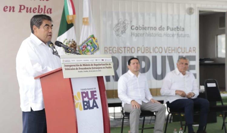 Adán Augusto es un político destacado del gobierno federal: Miguel Barbosa