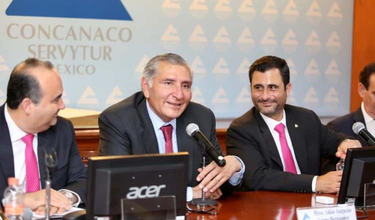 Se reúne Adán Augusto López con cámaras empresariales del país