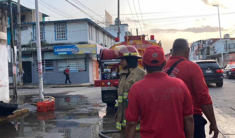 Incendio en vivienda de Centro deja un herido con quemaduras