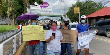 Marchan padres de niños con cáncer en Villahermosa