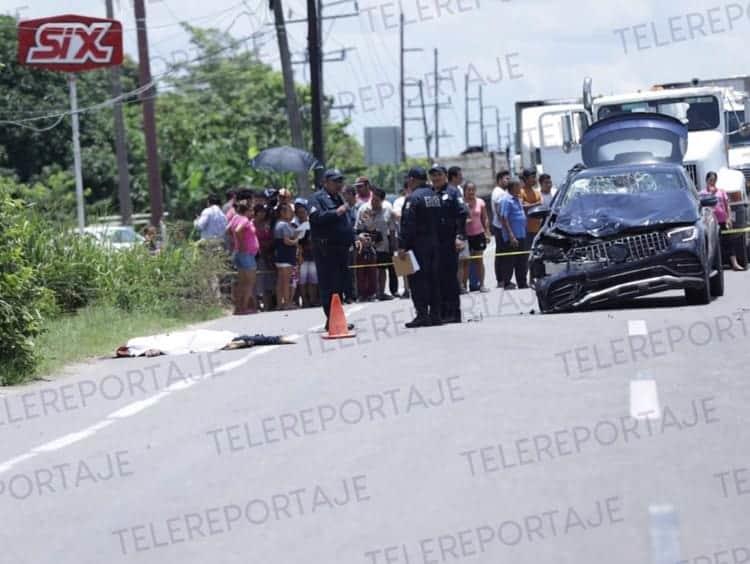 3 muertos y un bebé hospitalizado, saldo de trágico accidente en la Frontera-Villahermosa