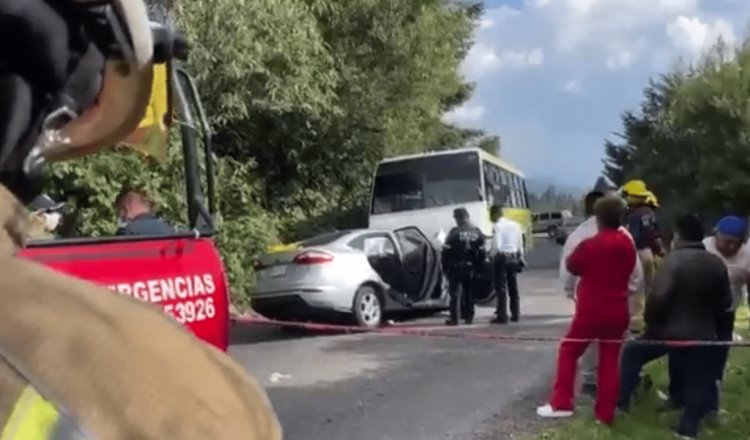 4 muertos y 3 lesionados por accidente en carretera La Marquesa-Atlapulco, de Edomex