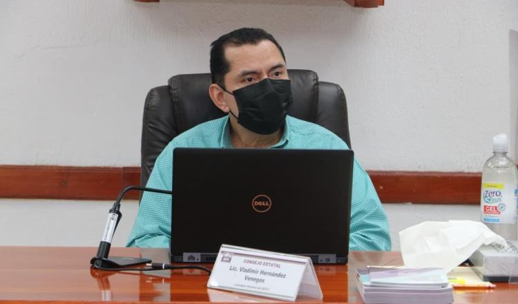 El IEPCT no es apéndice de ningún gobierno, señala consejero Vladimir Hernández