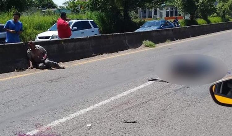Atropellan a motociclistas en la Villahermosa-Teapa… muere uno y otro resulta herido