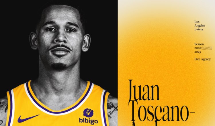 Juan Toscano ya no será Warrior, pero se vestirá de Laker en la NBA