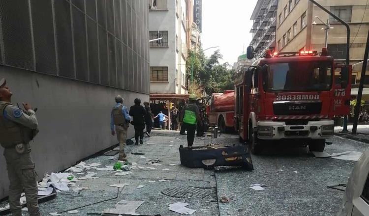 Explosión en CDMX deja 3 lesionados y 270 evacuados