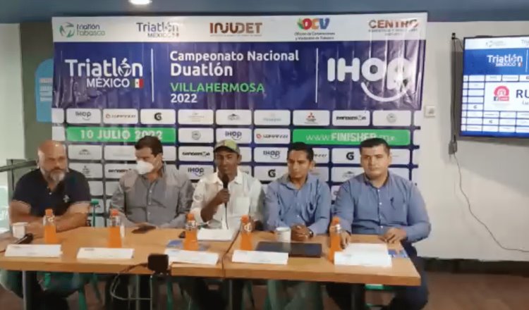 Tabasco, sede del Campeonato Nacional de Duatlón 2022 en julio