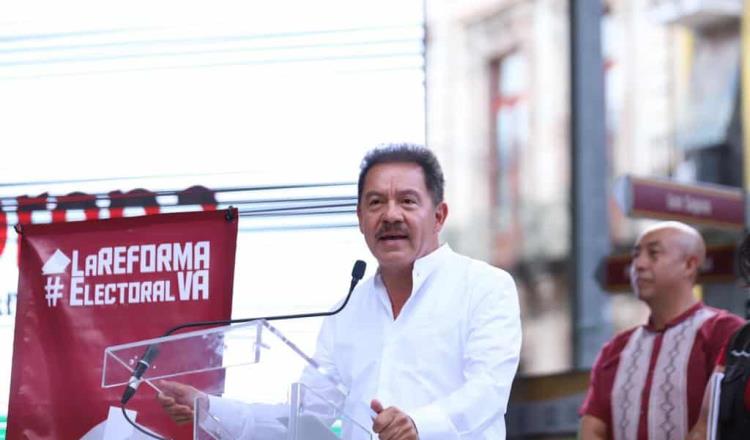 Morena inició asambleas informativas en todo el país, se defenderá la Reforma Electoral, asegura Ignacio Mier