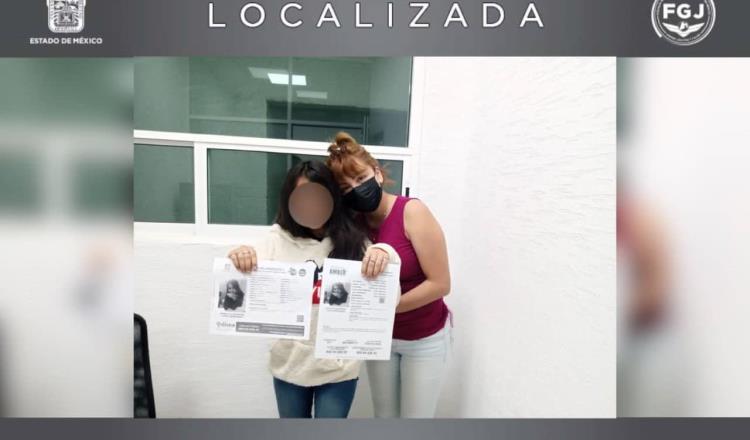 Localizan con vida a niña desaparecida en Edomex