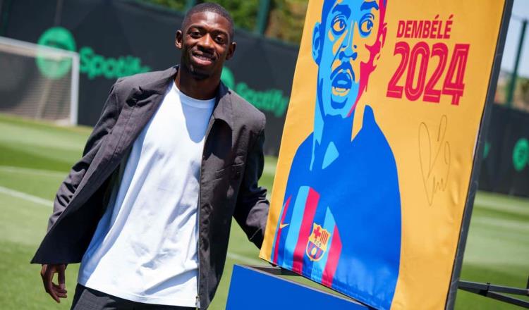 Dembélé estará 2 años más en el Barça con reducción salarial
