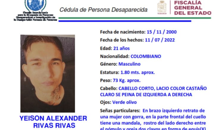 Hallan con vida en Veracruz a tatuador reportado como desaparecido en su tránsito de Macuspana a Puebla