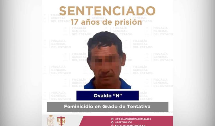 Condenan a más de 17 años de prisión a hombre por feminicidio en Cárdenas