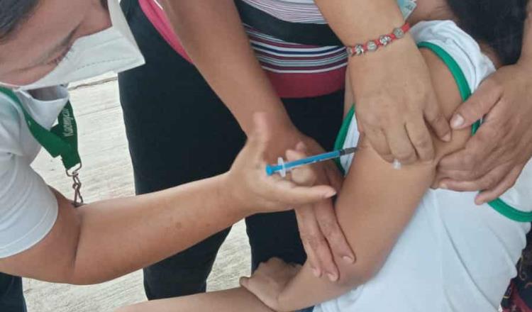 Del 22 al 24 de julio vacunarán a menores de 5 a 11 años contra el COVID en Comalcalco