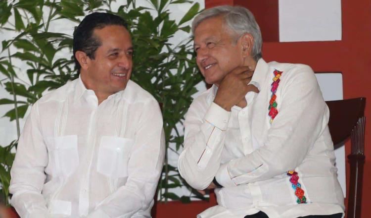 No descarta AMLO invitar al gobernador de Quintana Roo a su administración