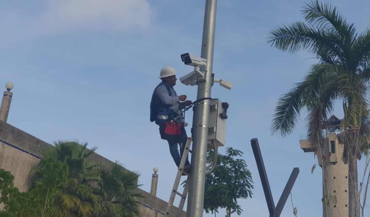 Vigilarán con cámaras de alta definición el malecón ‘Leandro Rovirosa’