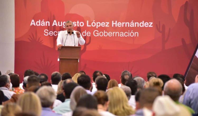 Eligen a Adán Augusto López como congresista nacional de Morena