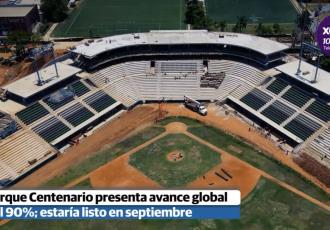 Parque Centenario estaría listo en septiembre; presenta avance global del 90%