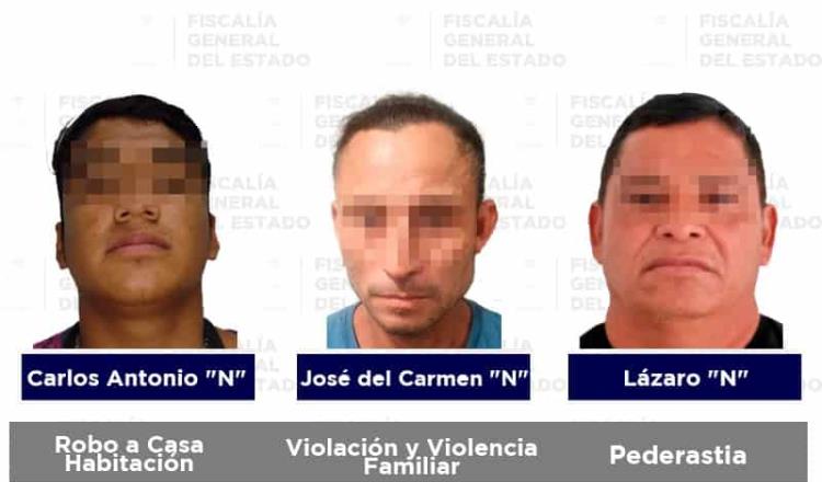 Cumple FGE 5 órdenes de aprehensión en Cárdenas, Centro, Centla y Nacajuca