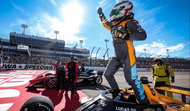 Patricio O’Ward gana Salute to Farmers 300 en Iowa