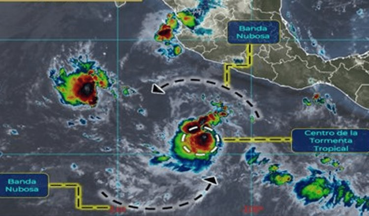 Se forma la tormenta tropical ‘Frank’ en el Pacífico; se prevé que no toque tierra