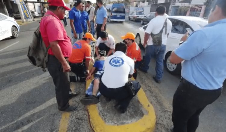 Atropellan a motociclista en la Villahermosa-La Isla