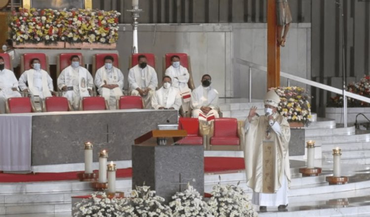 Pide Diócesis de Tabasco en la Basílica de Guadalupe por sus enfermos y por la paz