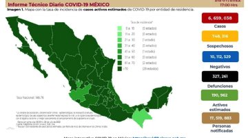 Registra México la cifra más alta de decesos por COVID-19 en la quinta ola