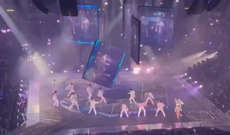 Cae pantalla gigante sobre bailarines durante concierto en Hong Kong; hay 3 lesionados