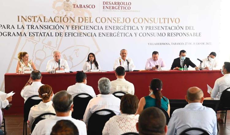Presentan en Tabasco el Programa Estatal de Eficiencia Energética y Consumo Responsable