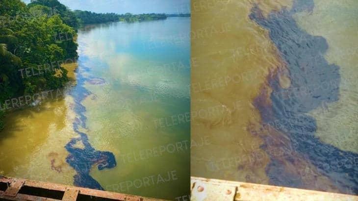 Se derramaron 76 m3 de aceite y agua al Mezcalapa: Pemex