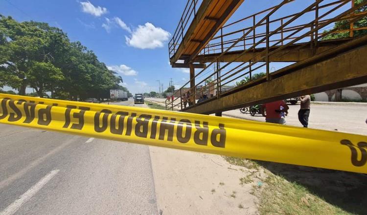 Atropellan y matan a un hombre en la Cárdenas-Villahermosa