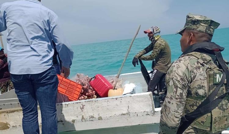 Decomisa Semar en julio casi 4 mil kilos de pesca ilegal en Campeche y Yucatán