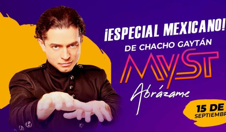 Myst Abrázame de Chacho Gaytán se presentará en la noche Mexicana de Plaza de Armas