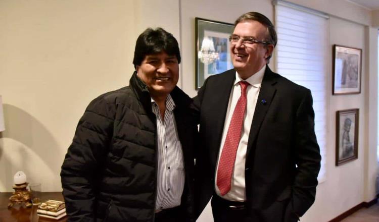 Anuncia Marcelo Ebrard visita de Evo Morales a México en septiembre